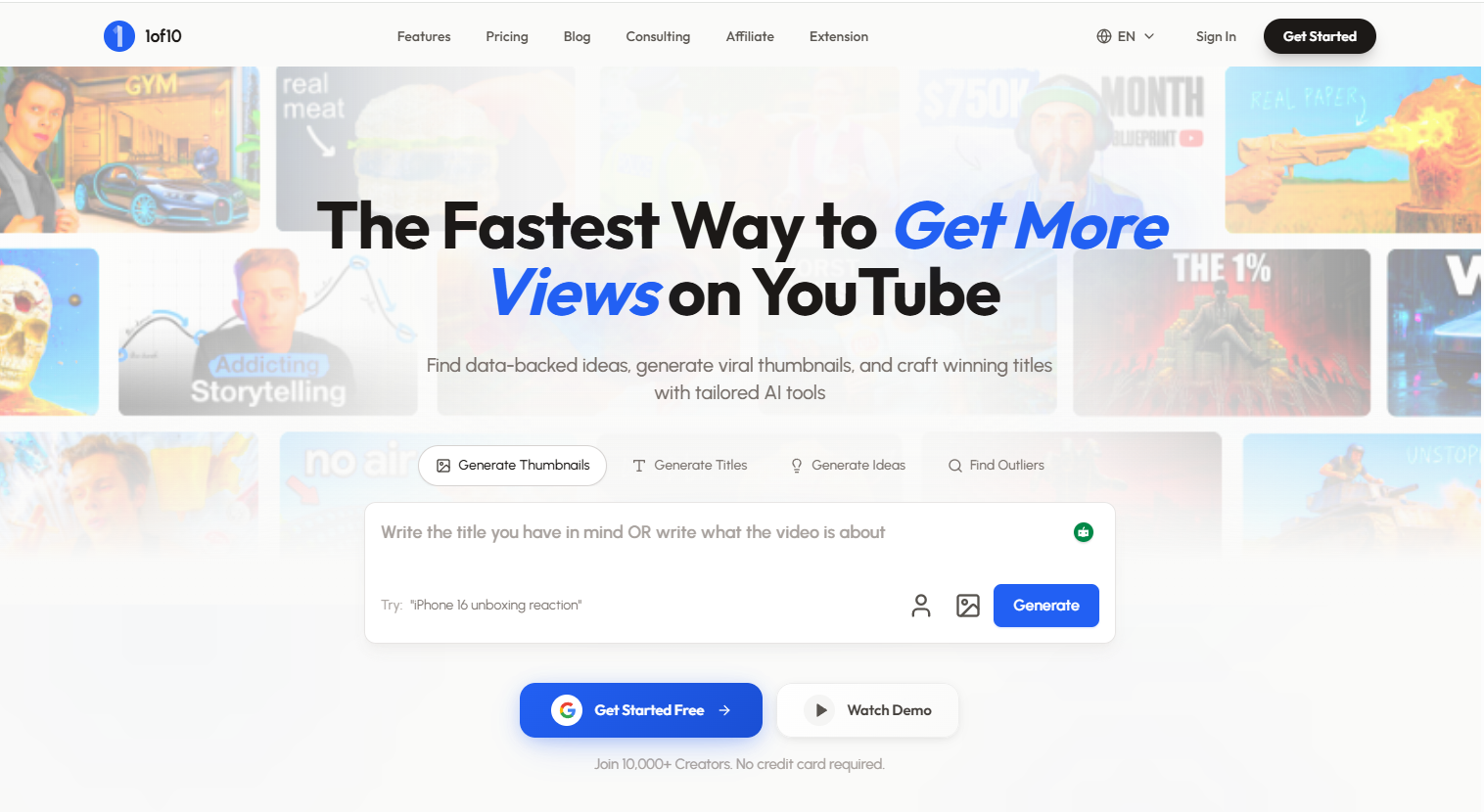 1of10 Review: Can It Help You Create More Viral YouTube Videos?