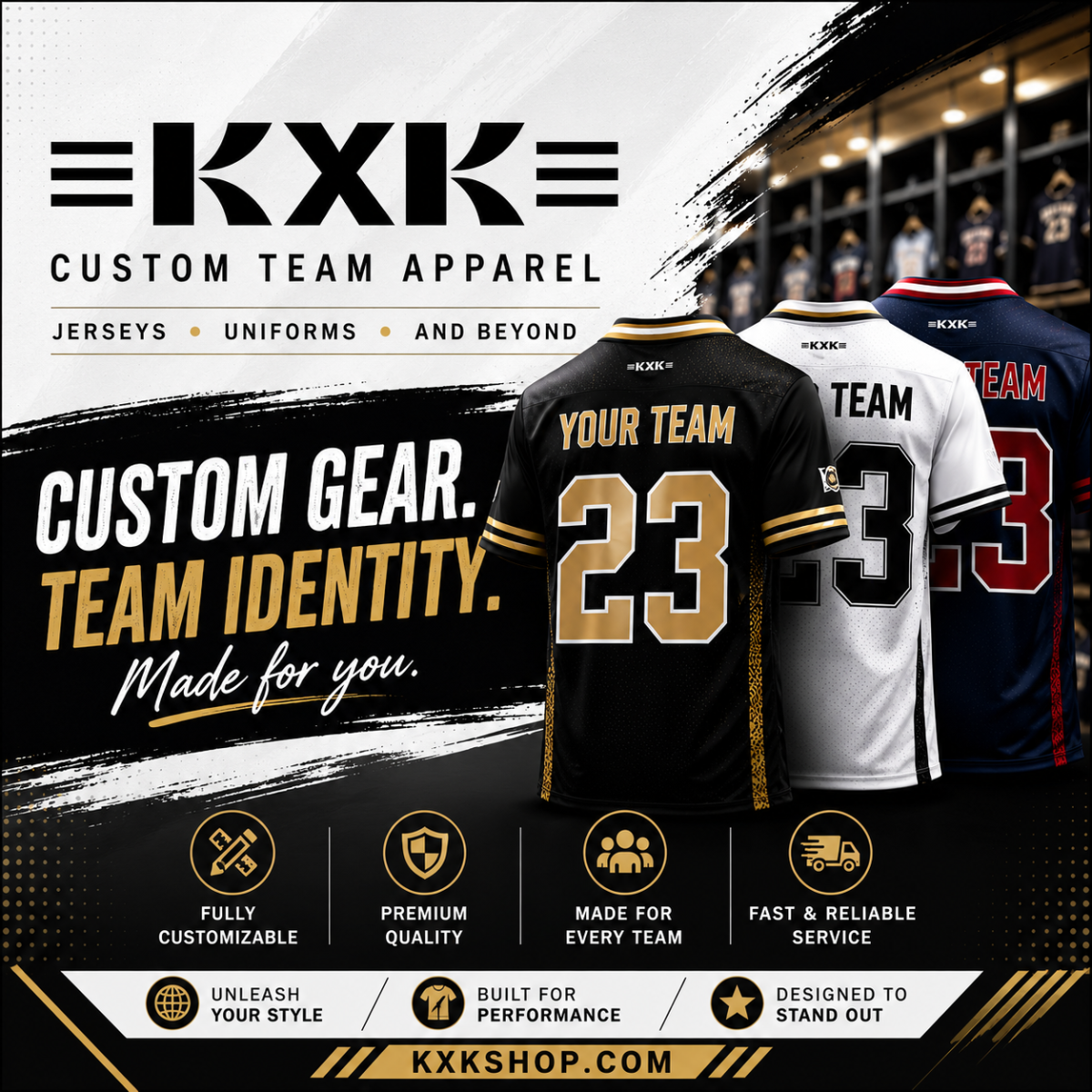 Kxkshop: Custom Team Jerseys Designed for Every Occasion